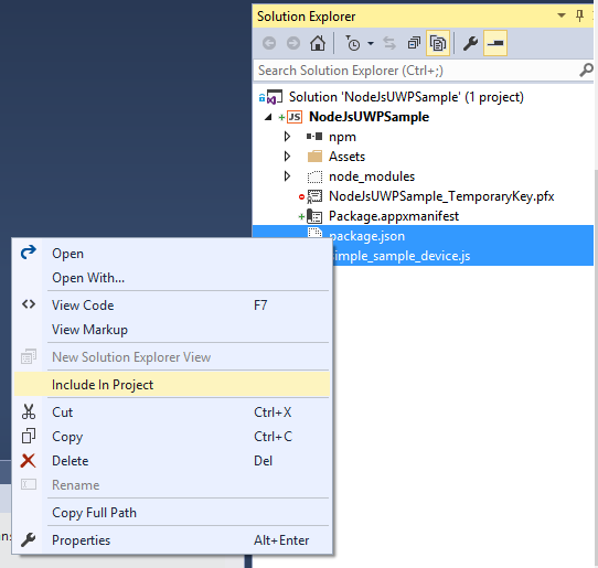 VisualStudio\IncudeIn\Project